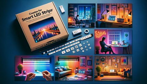 A Comprehensive Guide on Boosting Productivity: Smart LED Strips for Professional and Home Office Environments - LeftLamp