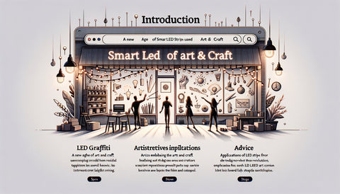 Creating Visual Marvels with Smart LED Strips: Interactions with Innovative Artists and Crafters - LeftLamp