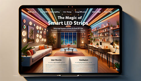 Lighting Design Innovators: Discussing the Role of Smart LED Strips in Enhancing Everyday Living Spaces - LeftLamp